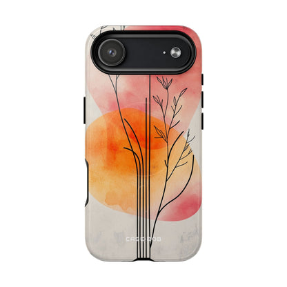 Curved Stem Sunset iPhone 17 Air Case - Tough+ - CASE•BOB