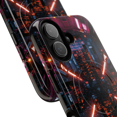 Cybernetic Reactor Core · Tough 2.0 Magnetic Phone Case for iPhone · Black