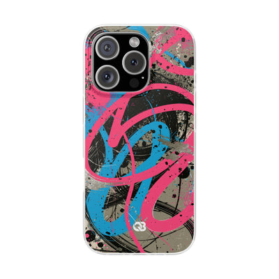 Cyber Splatter Flow · Lite Phone Case for iPhone ·  Pink