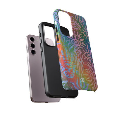 Chromatic Mystic Sigil · Tough Phone Case for Samsung · Blue