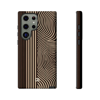 Brown Tough Phone Case for Samsung - Espresso Sand Ridge