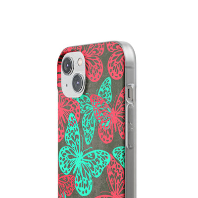 Electric Papillon · Lite Phone Case for iPhone ·  Pink