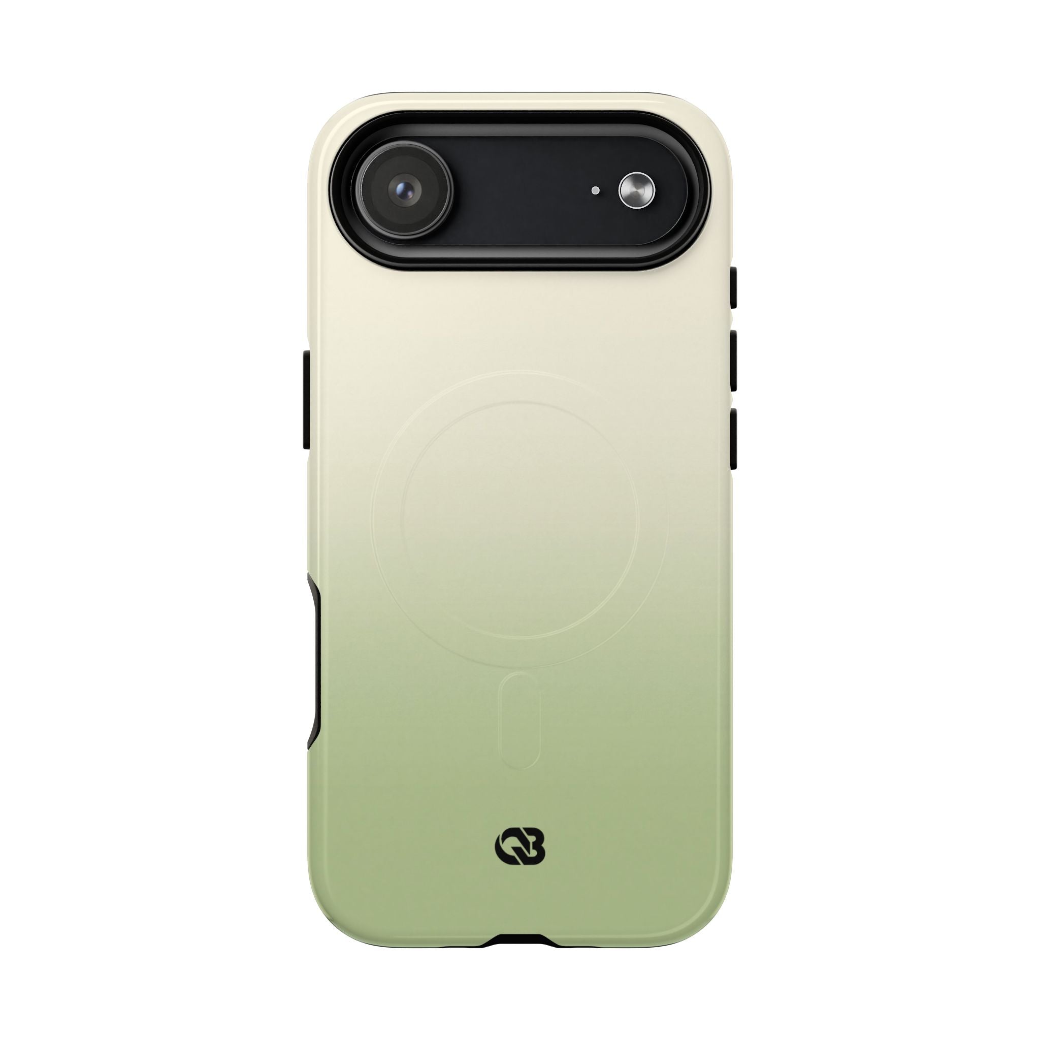 Green Tough 2.0 Magsafe Phone Case for iPhone - Bone Sage Fade