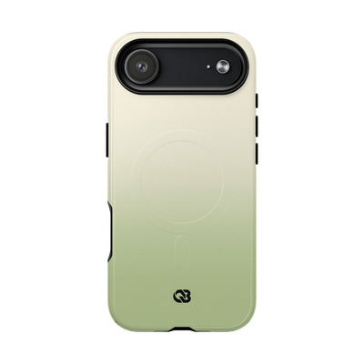Green Tough 2.0 Magsafe Phone Case for iPhone - Bone Sage Fade