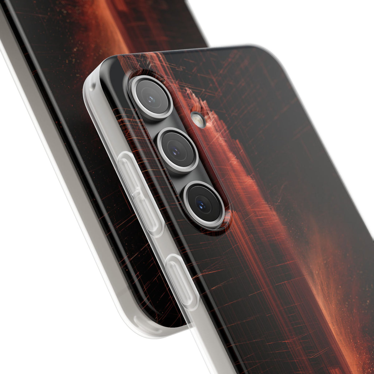 Luminous Monolith · Lite Phone Case for Samsung · Black