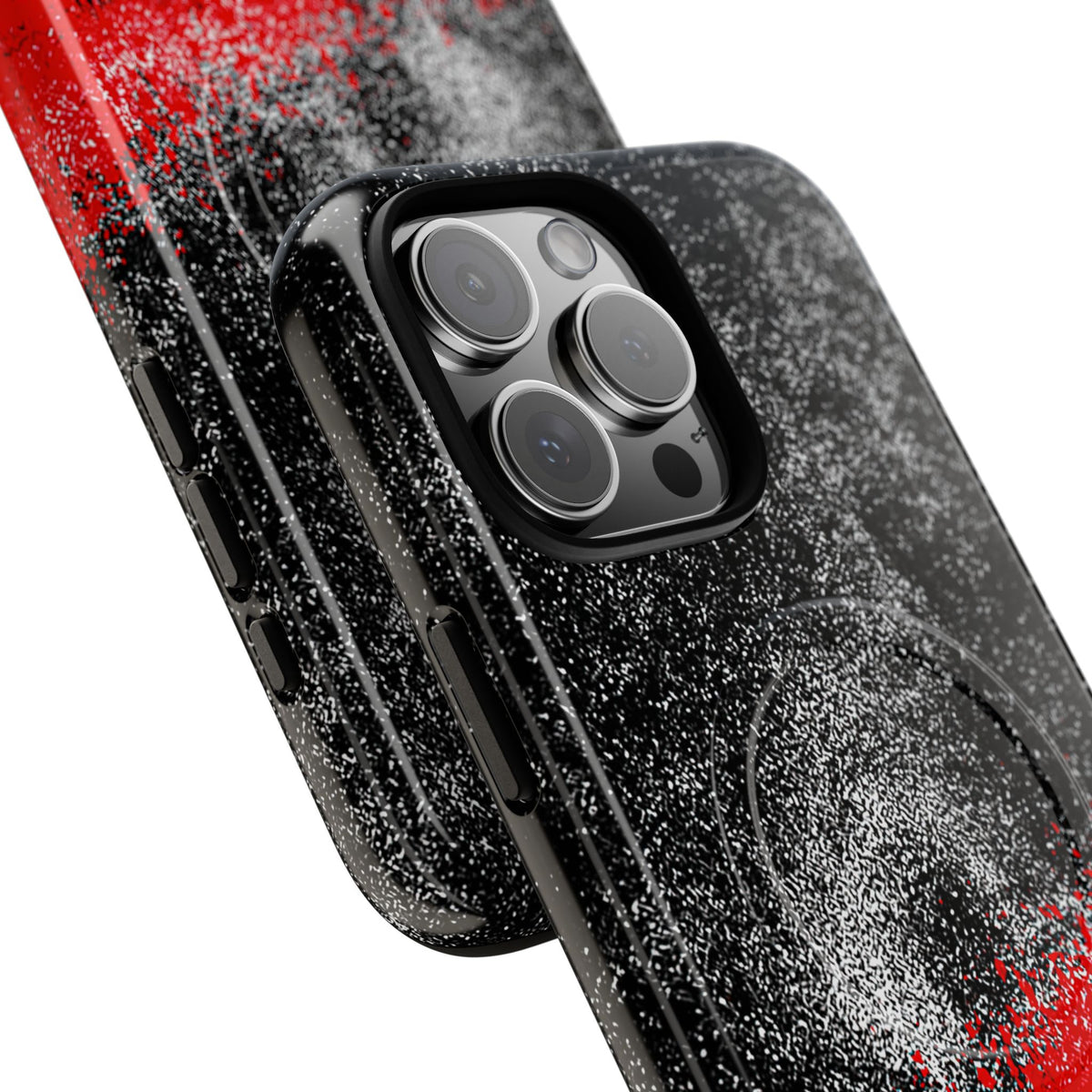 Crimson Noir Drip · Tough 2.0 Magnetic Phone Case for iPhone · Black