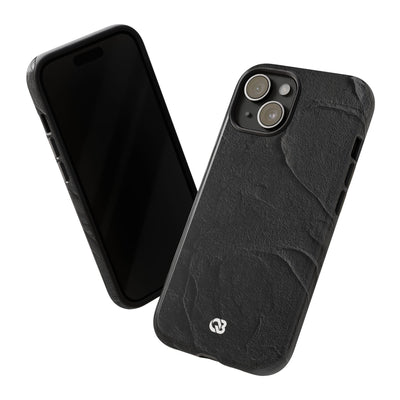 Obsidian Stucco Relief · Tough Phone Case for iPhone · Black