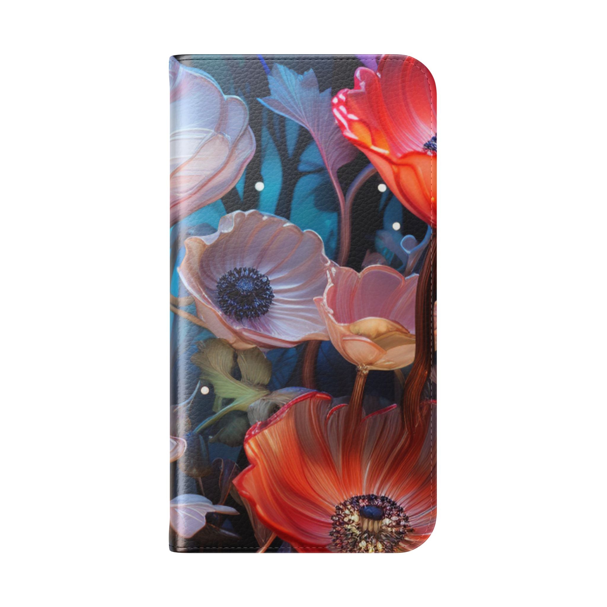 Glowing Petals - iPhone 16 Plus Case - Wallet