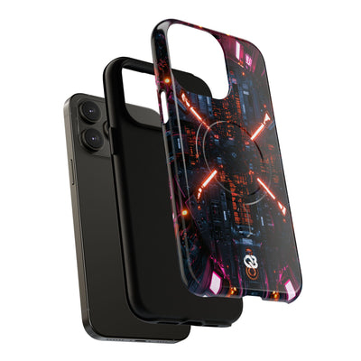 Cybernetic Reactor Core · Tough 2.0 Magnetic Phone Case for iPhone · Black