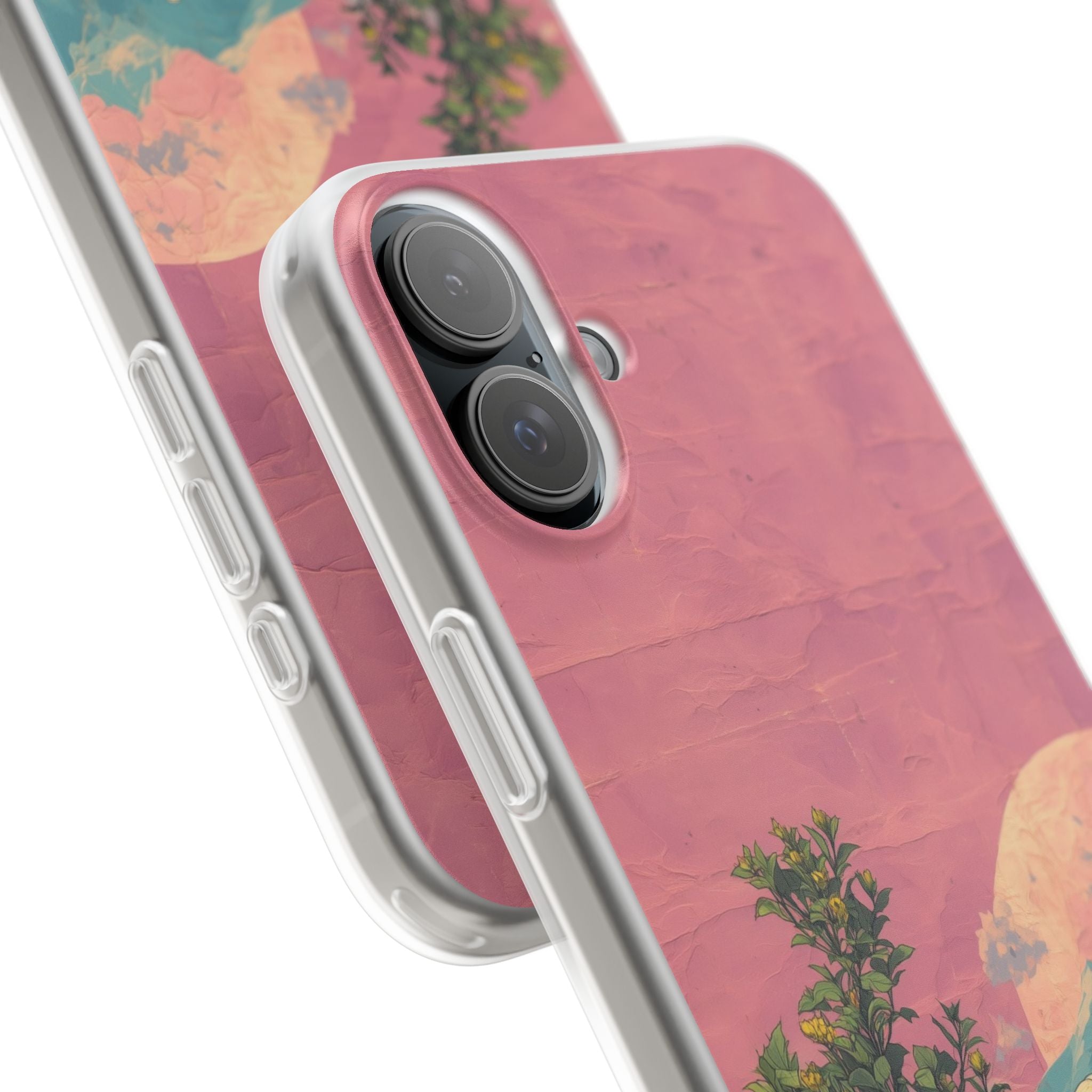 Lunar Pastel Bloom · Soft Phone Case for iPhone