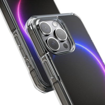 Luminous Eclipse · Clear Impact Magnetic Phone Case for iPhone · Black