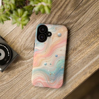 Iridescent Swirls iPhone 16 Case - Tough