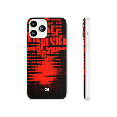 Crimson Redaction · Lite Phone Case for iPhone ·  Black