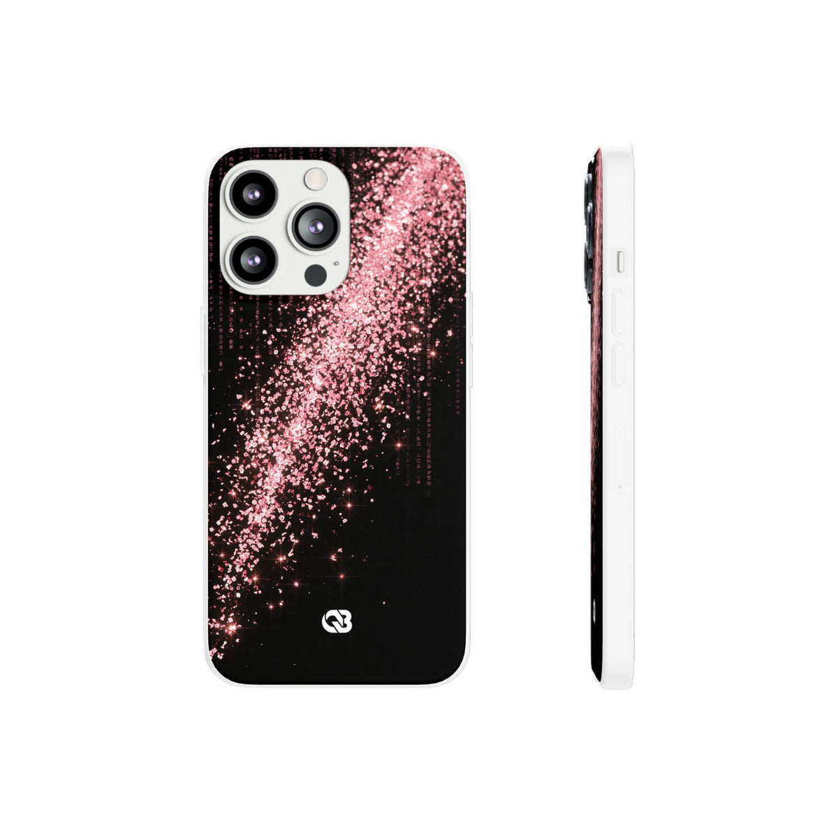 Rose Digital Cascade · Lite Phone Case for iPhone ·  Pink