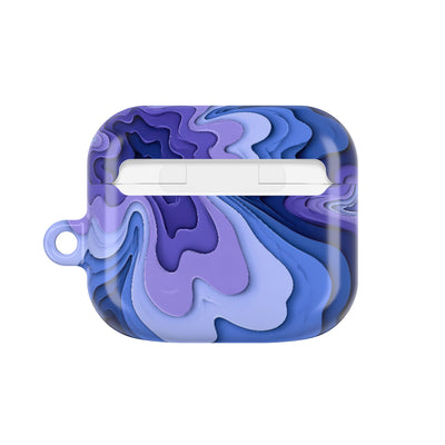 Periwinkle Strata Bloom · Hard Case for AirPods & AirPods Pro · Purple