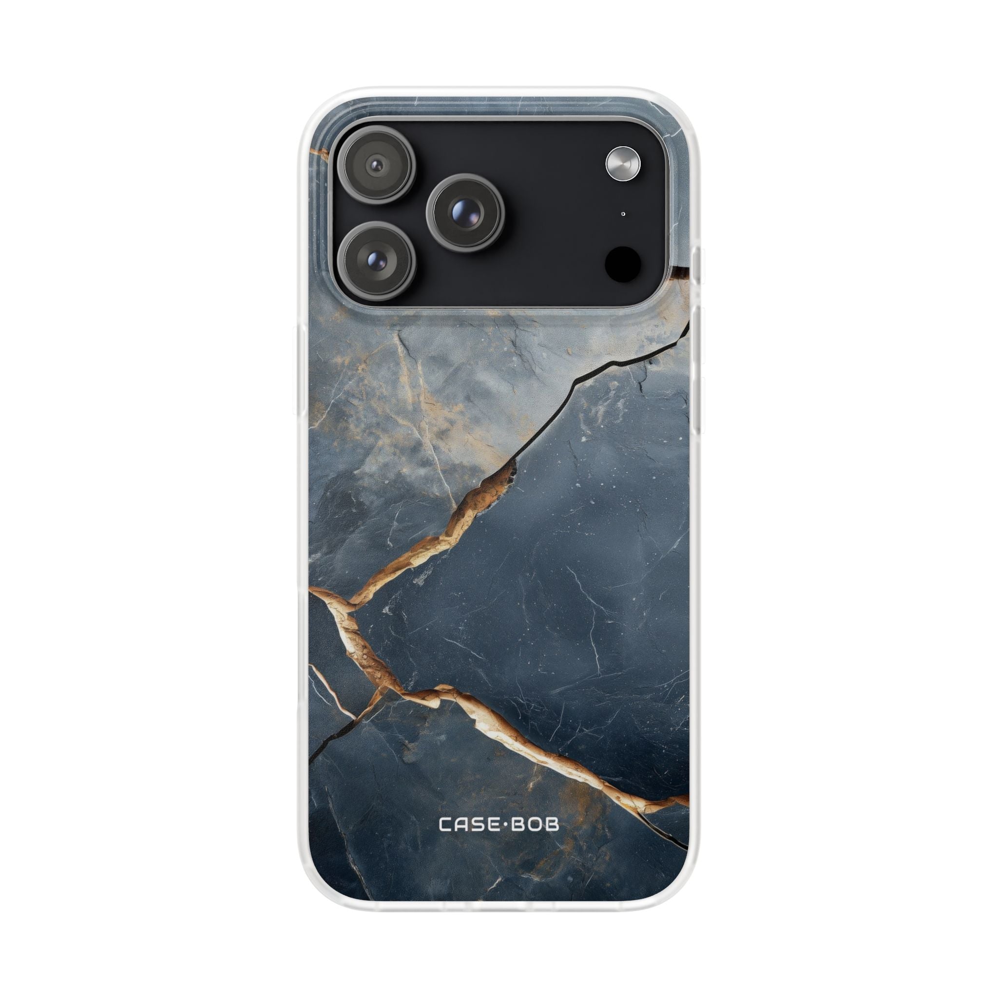 Jagged Vein Navy iPhone 17 Pro Max Case - Soft - CASE•BOB