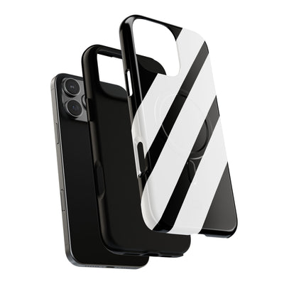 Obsidian White Bars · Tough+ Phone Case for iPhone · Magsafe