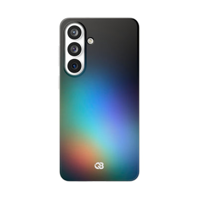 Black Lite Phone Case for Samsung - Electric Prism Grain