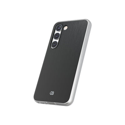 Obsidian Brushed Steel · Lite Phone Case for Samsung · Black
