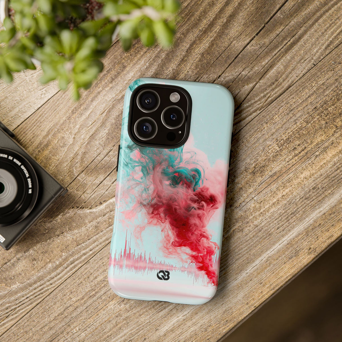 Sonic Bloom · Tough Phone Case for iPhone · Red