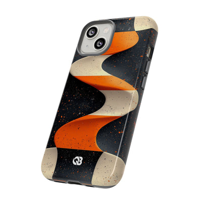 Orange Grit Twist · Tough Phone Case for iPhone