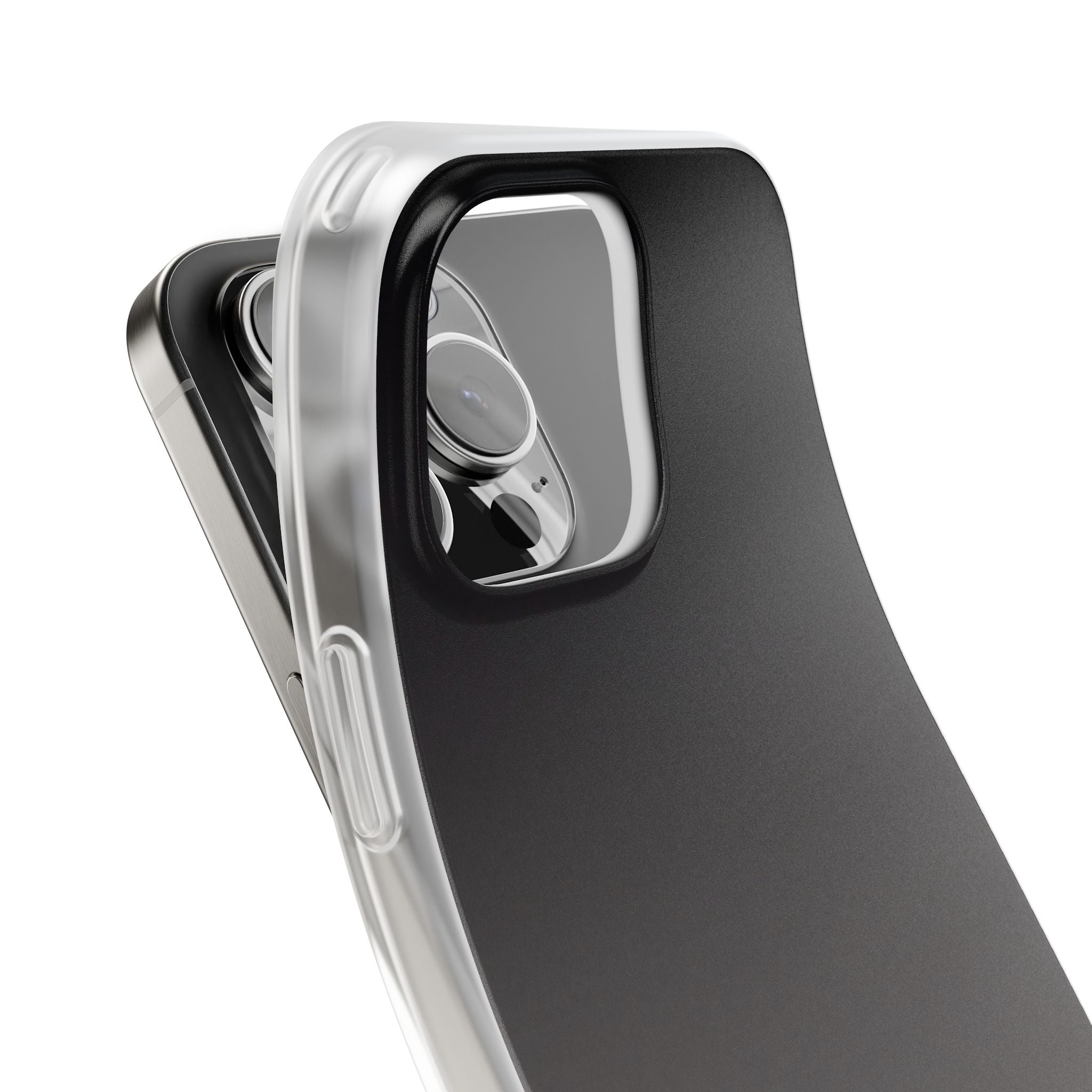 Grey Lite Phone Case for iPhone - Obsidian Ash Fade