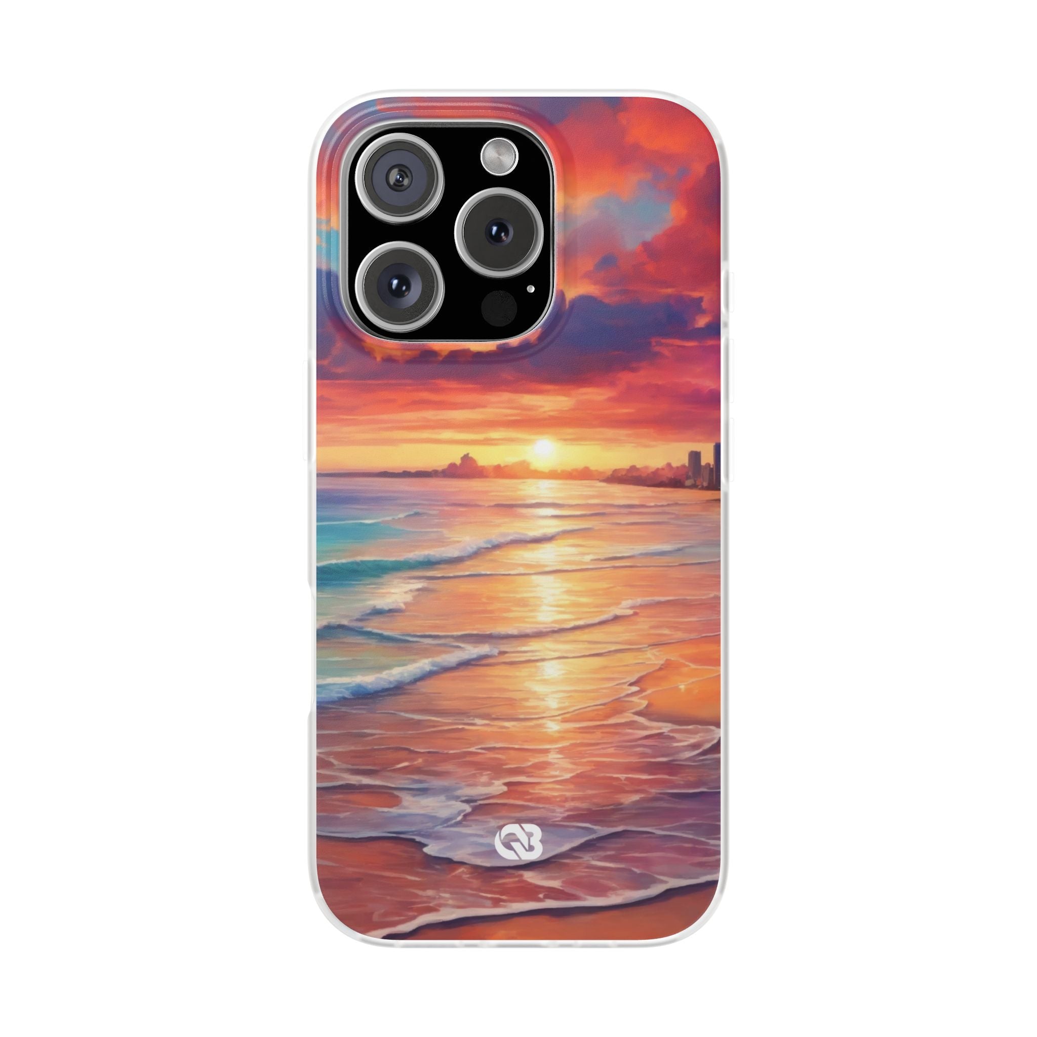 Crimson Shore Horizon · Soft Handyhülle für iPhone