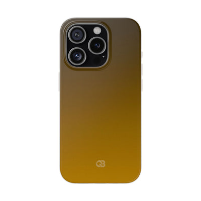 Gold Lite Phone Case for iPhone - Scorched Gold Haze