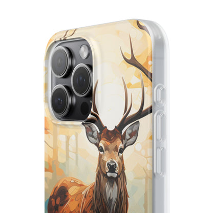 Glowing Stag iPhone 15 Pro Max Case - Soft - CASE•BOB