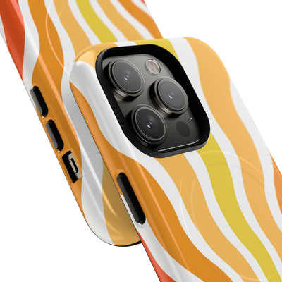 Amber Solar Waves · Tough+ Phone Case for iPhone · Magsafe
