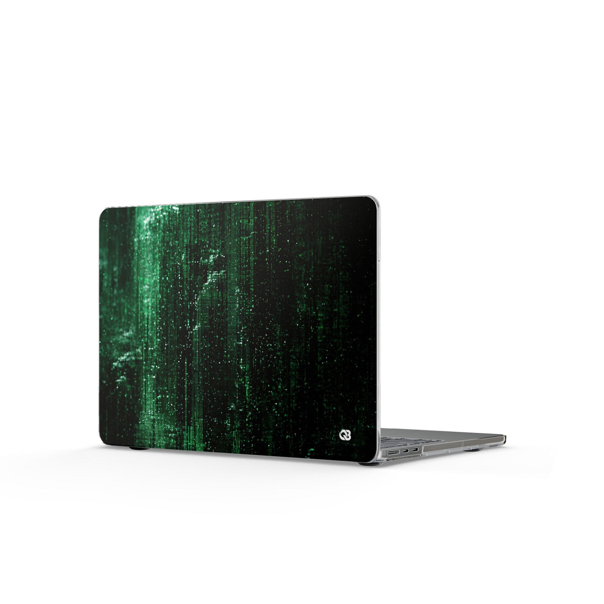 Emerald Void · Clear Hard Case for MacBook · Green