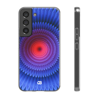 Radial Spectrum Bloom · Lite Phone Case for Samsung · Blue