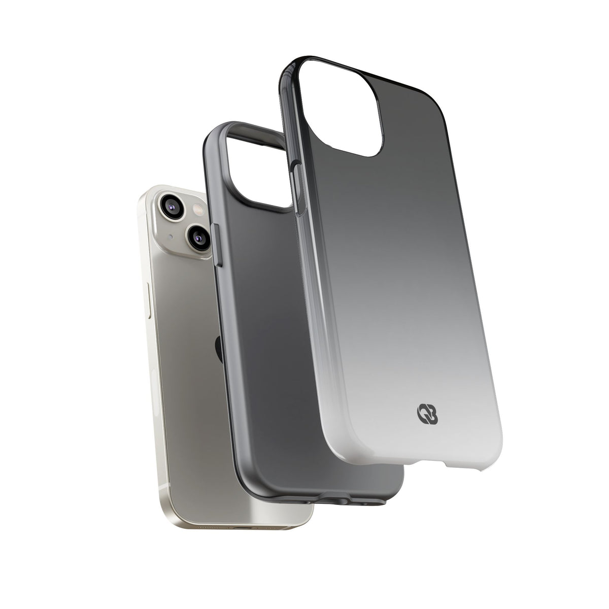 Noir Ombre Fade · Tough Phone Case for iPhone · Black
