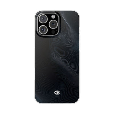 Black Lite Phone Case for iPhone - Obsidian Ridge Flux