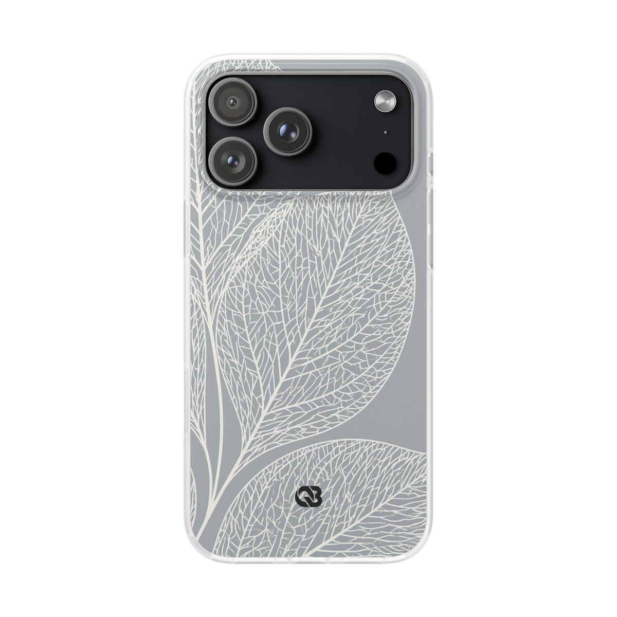 Minimal Leaf Skeleton · Lite Phone Case for iPhone ·  Grey