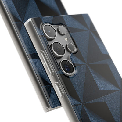 Faceted Slate · Lite Phone Case for Samsung · Blue