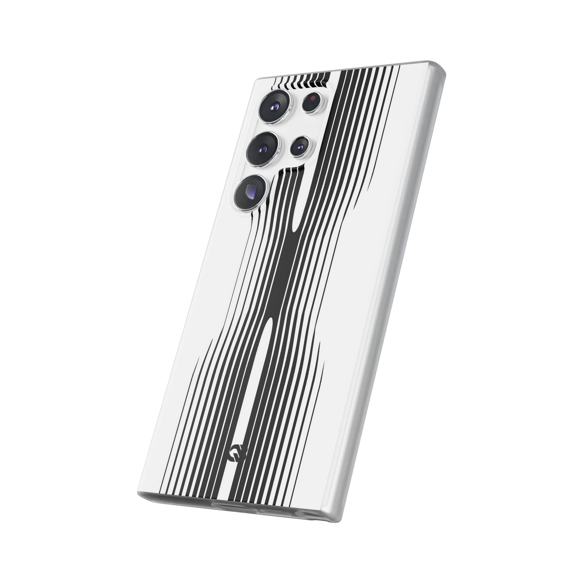 White Lite Phone Case for Samsung - Kinetic Mono Distortion