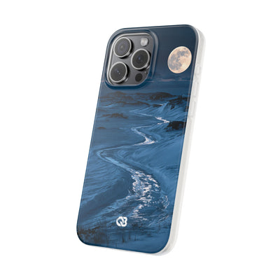 Arctic Moon Drift · Lite Phone Case for iPhone ·  Blue