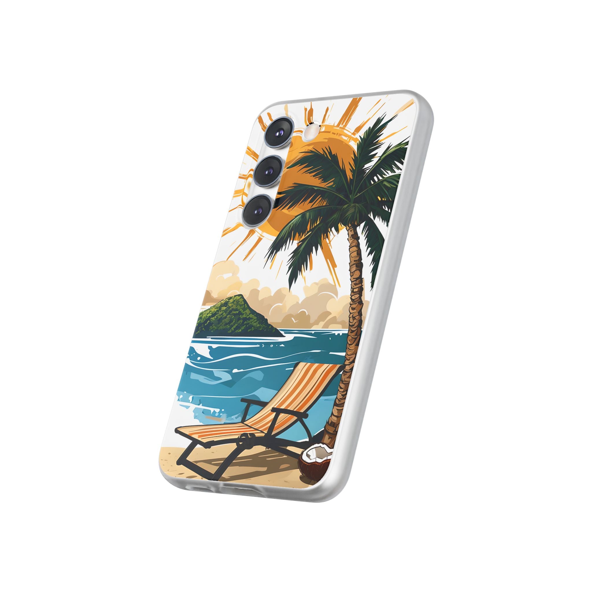 Radiant Coast Solitude · Soft Handyhülle für Samsung