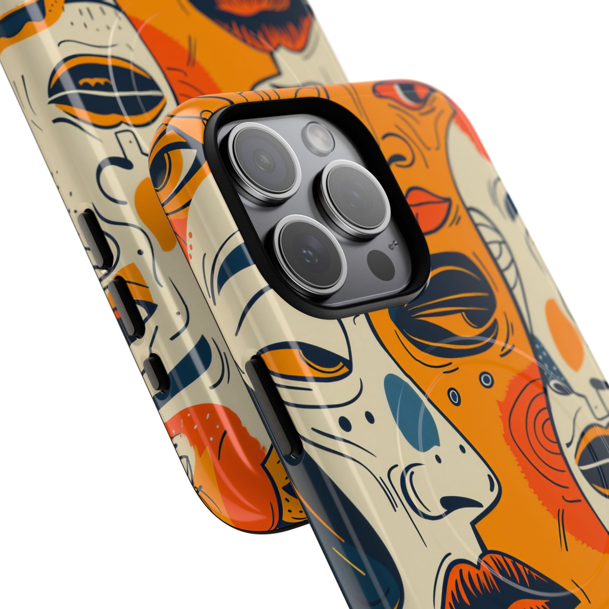 Tangled Faces Sunset iPhone 15 Pro Max Case - Tough+