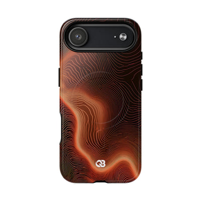 Caldera Ridge · Tough 2.0 Magnetic Phone Case for iPhone · Orange