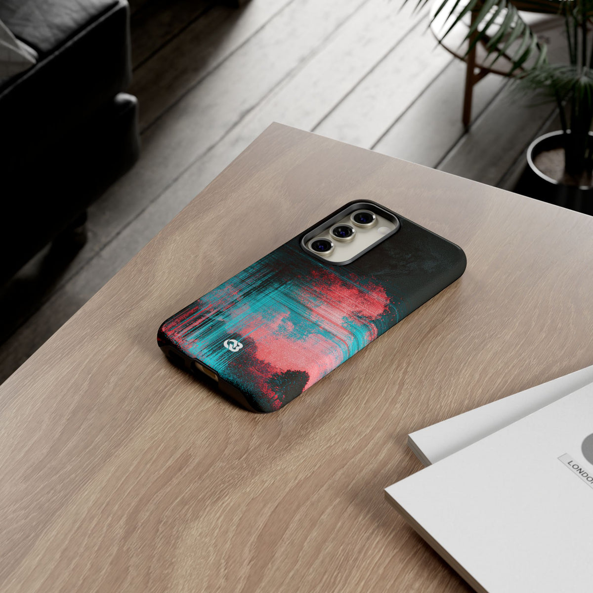 Digital Signal Drift · Tough Phone Case for Samsung · Black