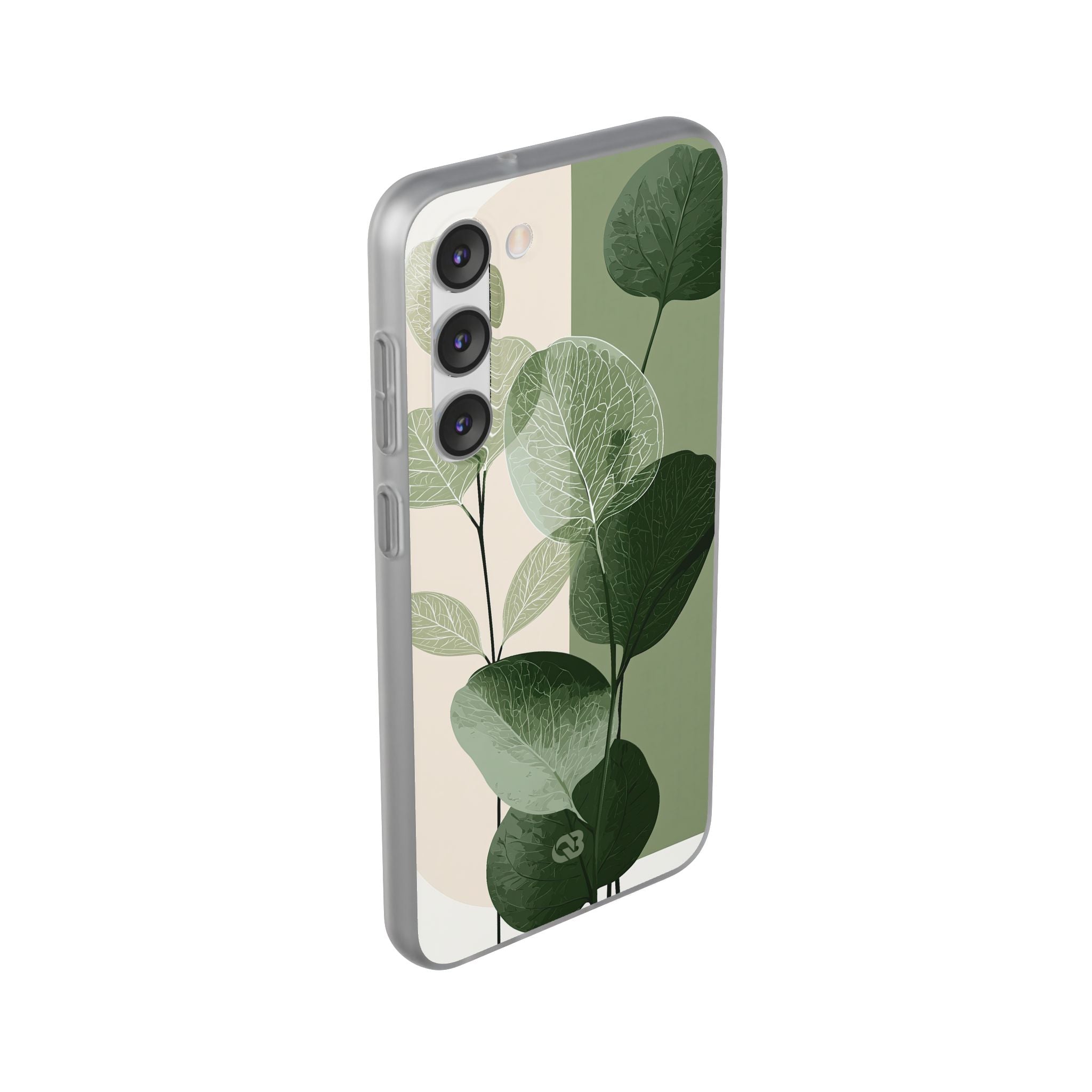 Green Lite Phone Case for Samsung - Sage Leaf Skeletals