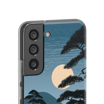 Blue Lite Phone Case for Samsung - Midnight Kyoto Pine