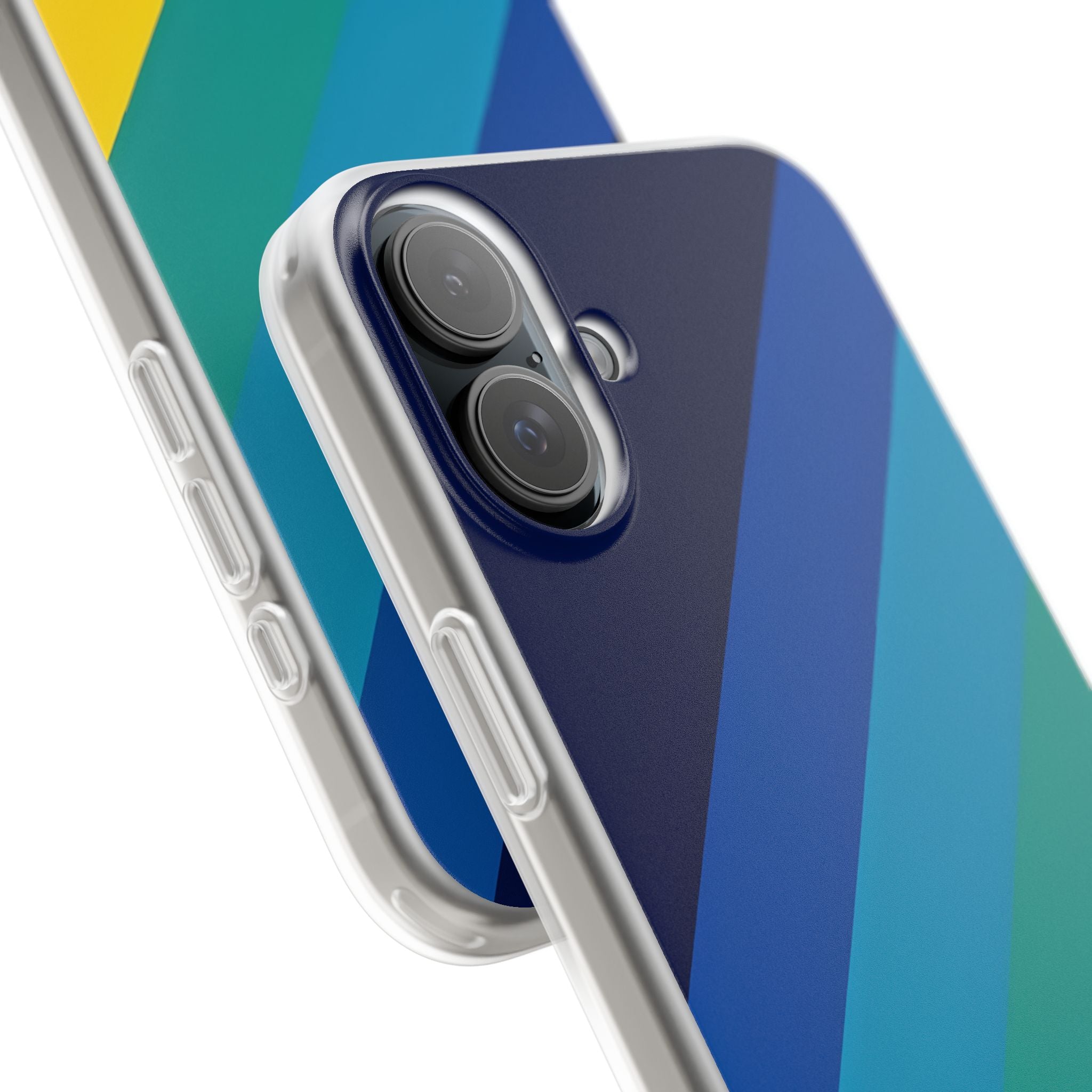 Prismatic Slant · Soft Phone Case for iPhone