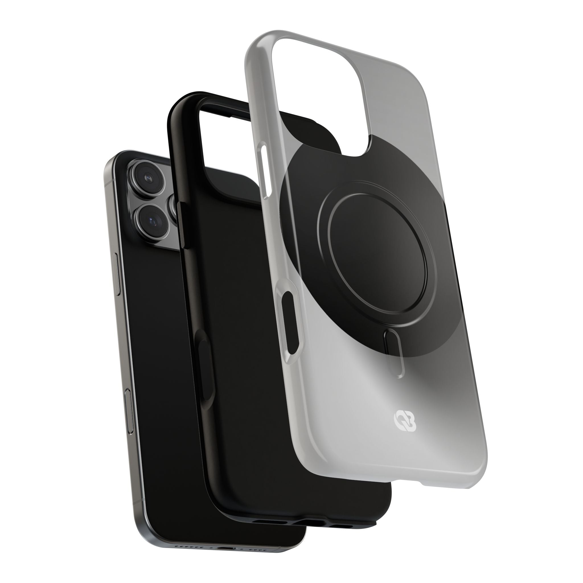 Grey Tough 2.0 Magsafe Phone Case for iPhone - Matte Onyx Sphere