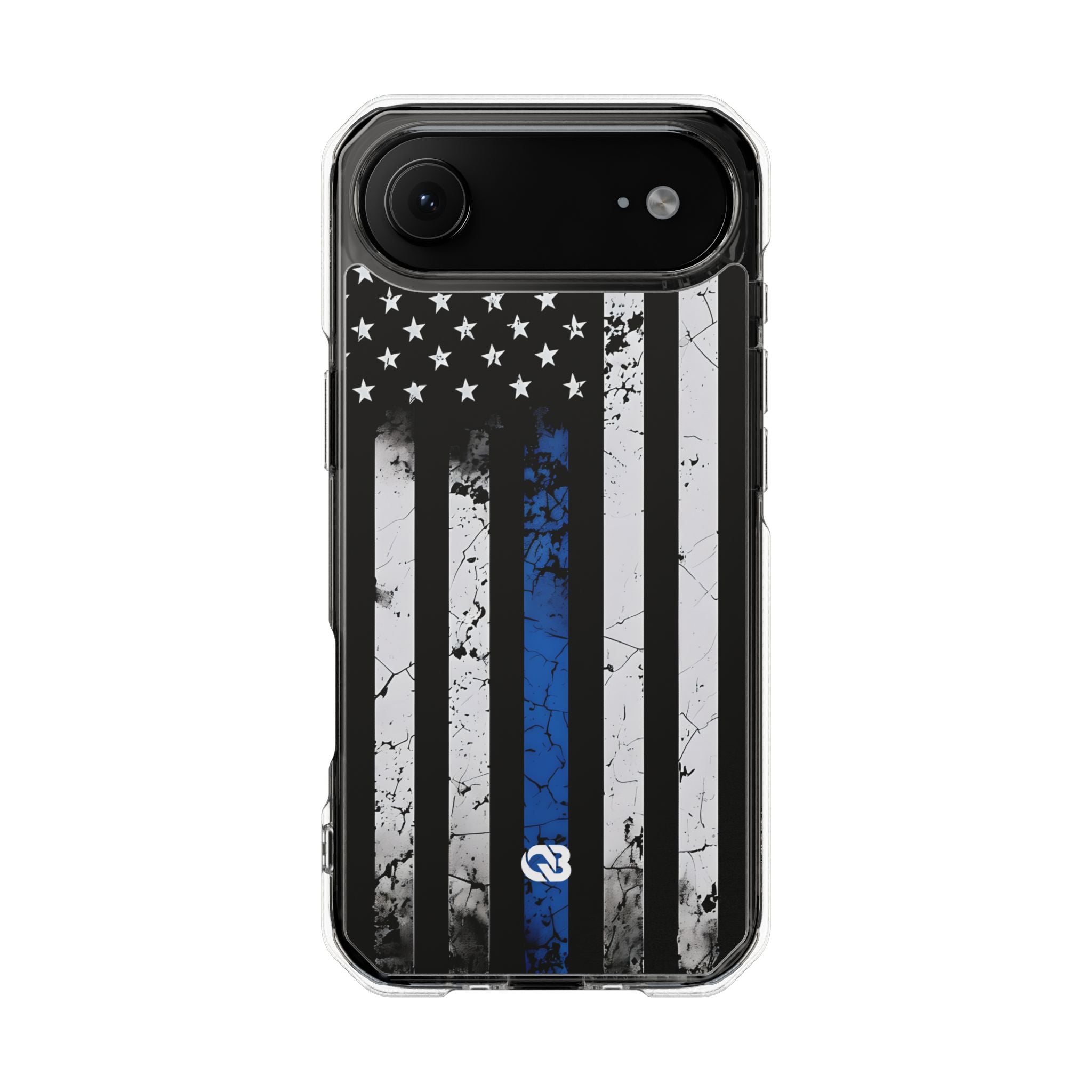 Gritty Cobalt Flag · Impact Phone Case for iPhone · Magsafe