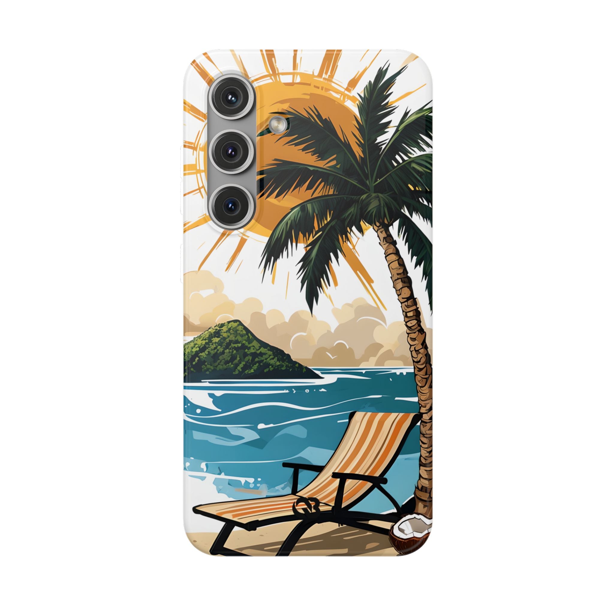 Radiant Coast Solitude · Soft Handyhülle für Samsung