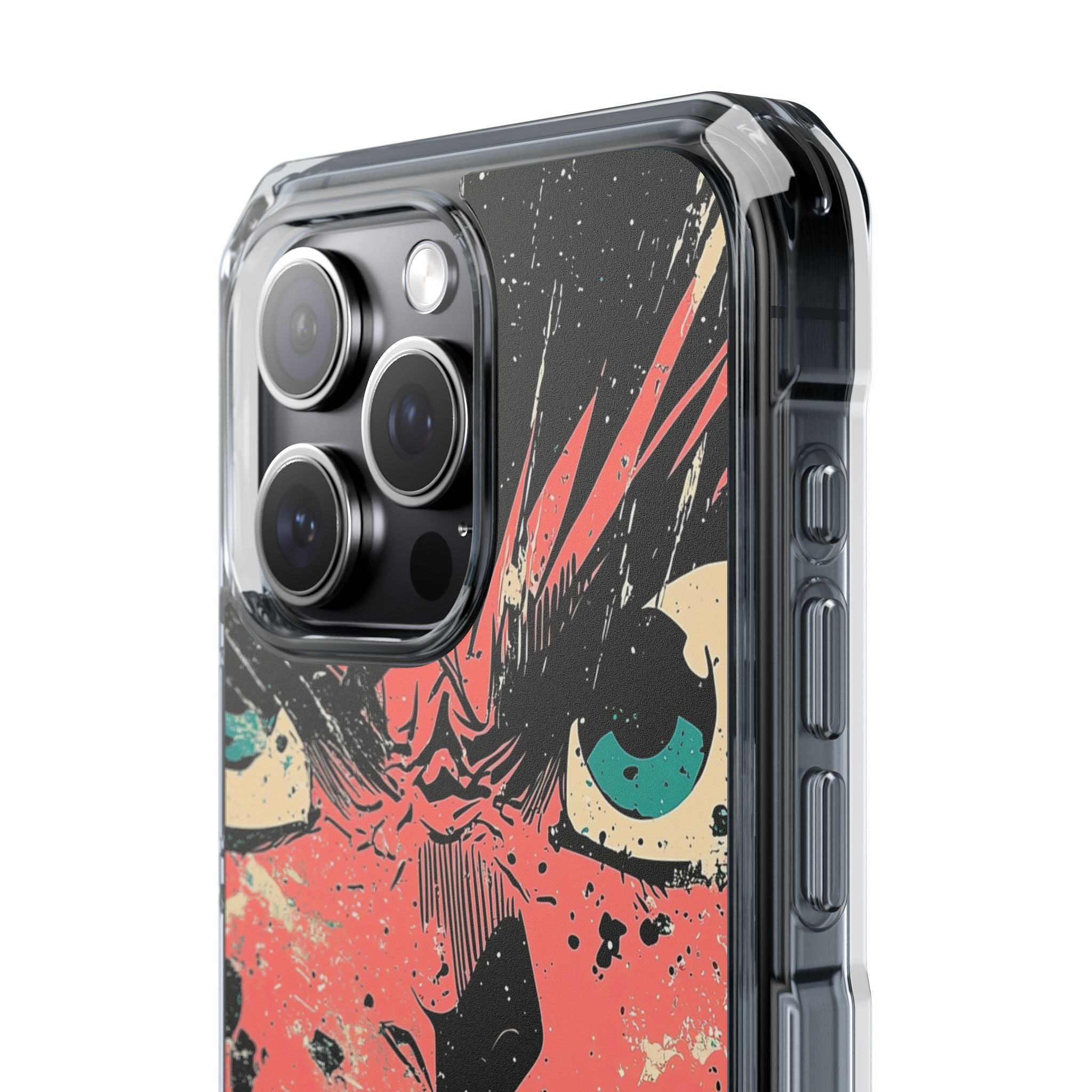 Schreiendes Gesicht Pink iPhone 15 Pro Max Case - Impact