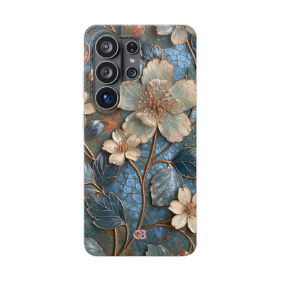 Gilded Blossom Reverie · Lite Phone Case for Samsung · Teal